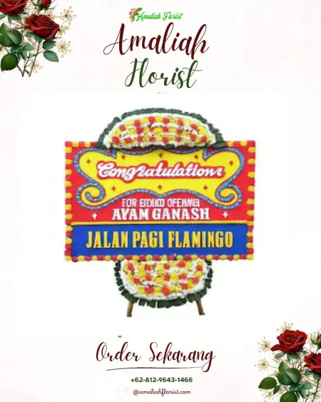 Sewa Papan Bunga Gegelang